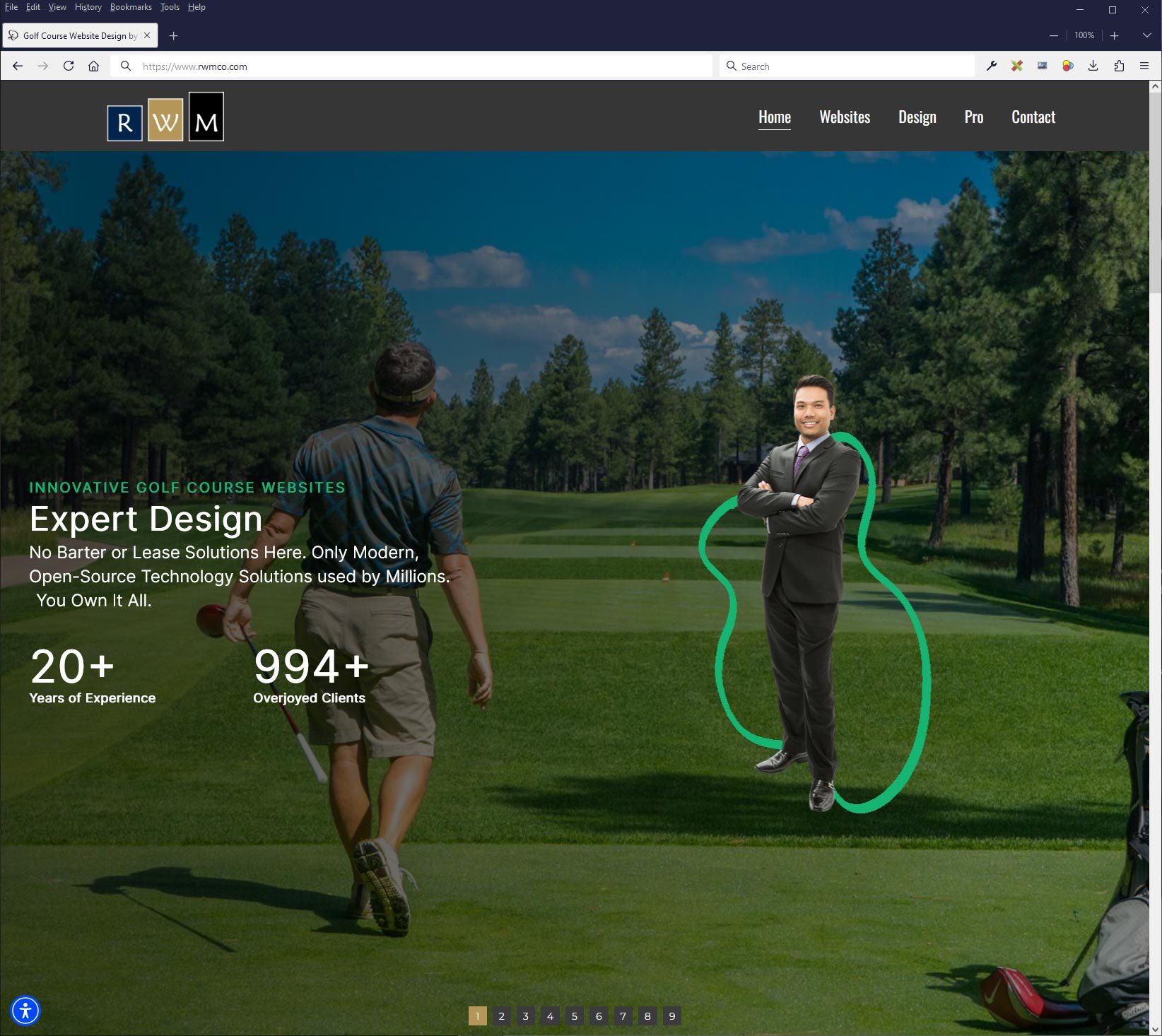 Golf Course Websites