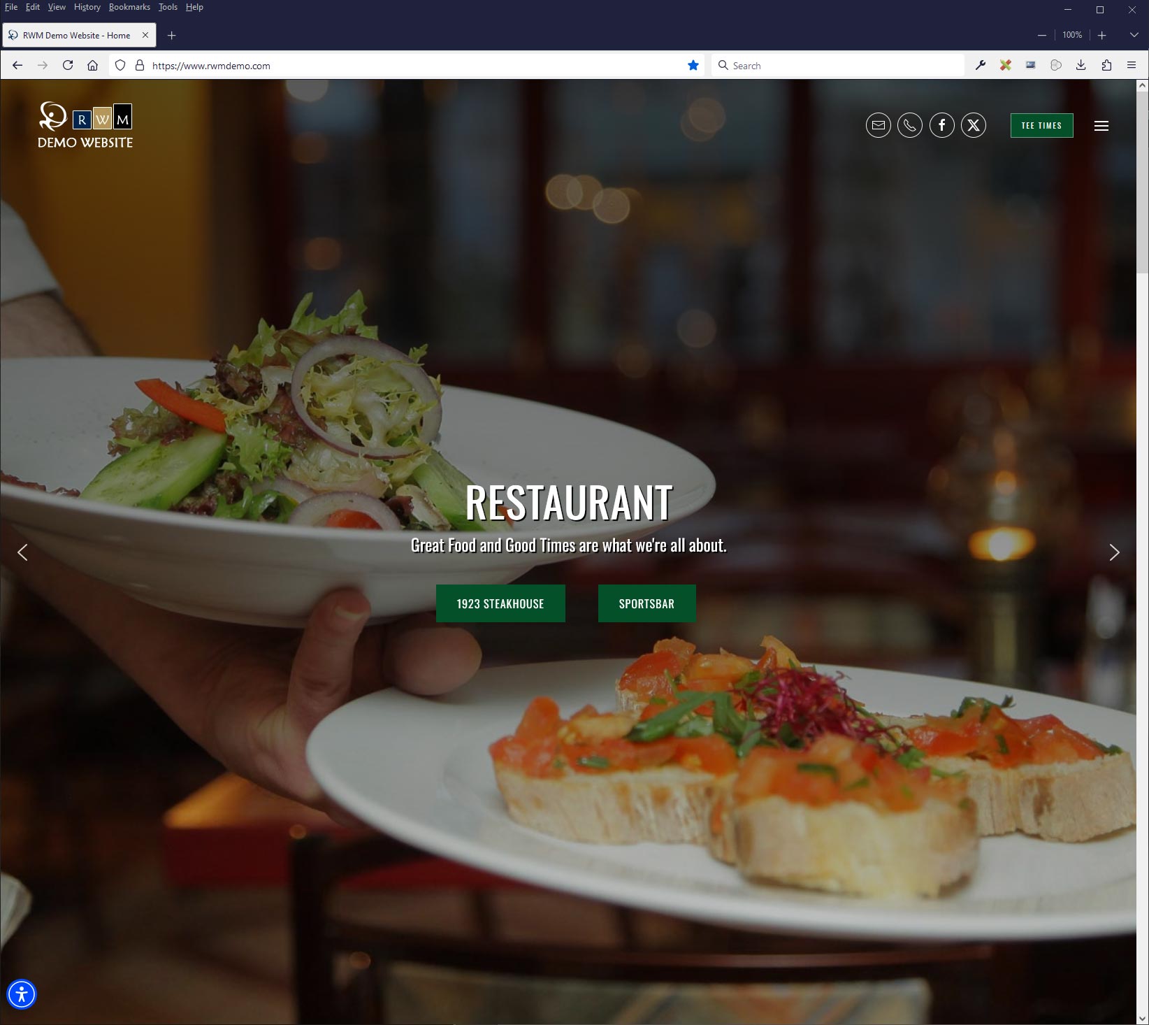 Demonstration Website